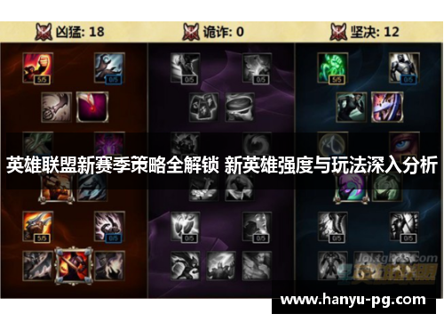 英雄联盟新赛季策略全解锁 新英雄强度与玩法深入分析