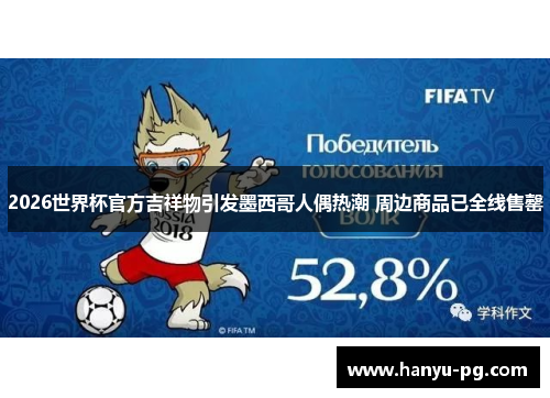 2026世界杯官方吉祥物引发墨西哥人偶热潮 周边商品已全线售罄 2026世界杯官方吉祥物引发墨西哥人偶热潮 周边商品已全线售罄